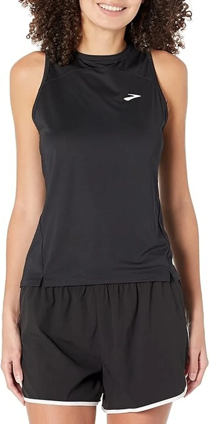 Brooks Sprint Free Tank 2.0 (Black) Women's Clothing