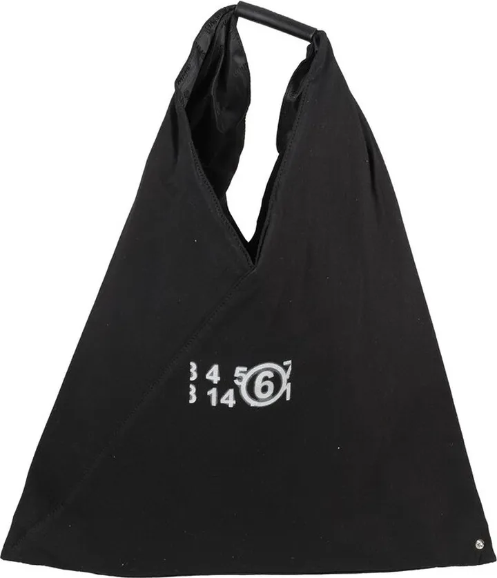 MM6 Maison Margiela Logo Motif Printed Tote Bag