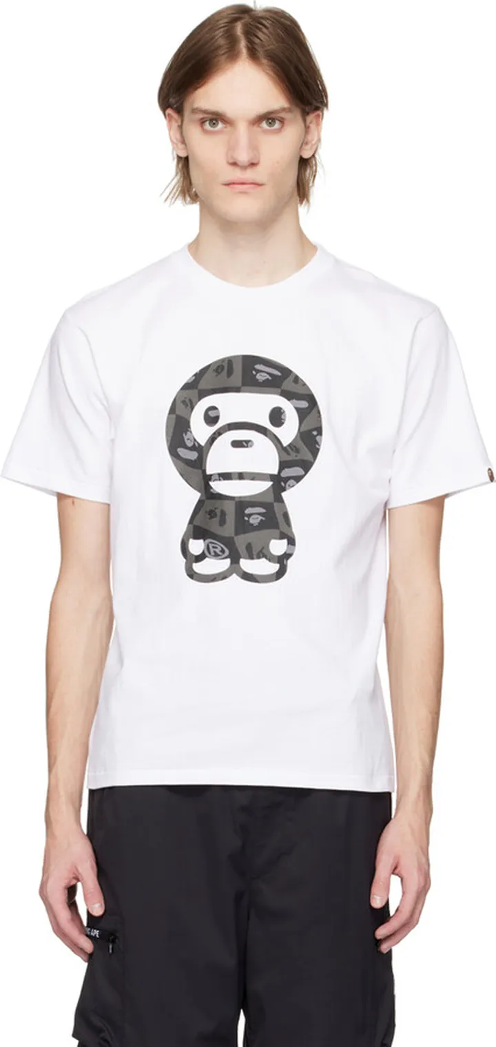 BAPE White Big Baby Milo T-Shirt