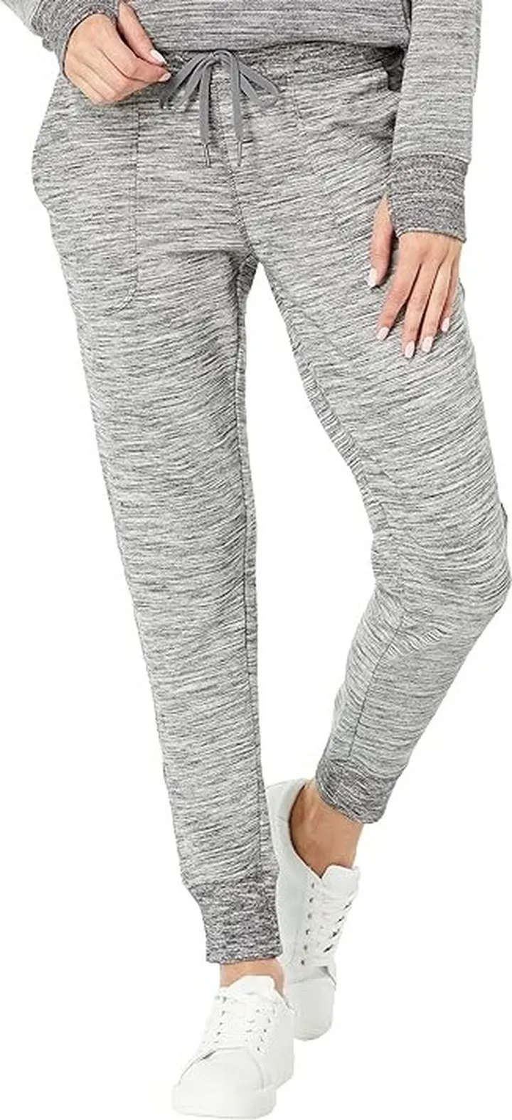 L.L.Bean Bean's Cozy Joggers Marled (Light Gray Marl) Women's Clothing