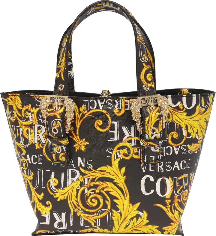 Logo Couture Shopping Bag Versace