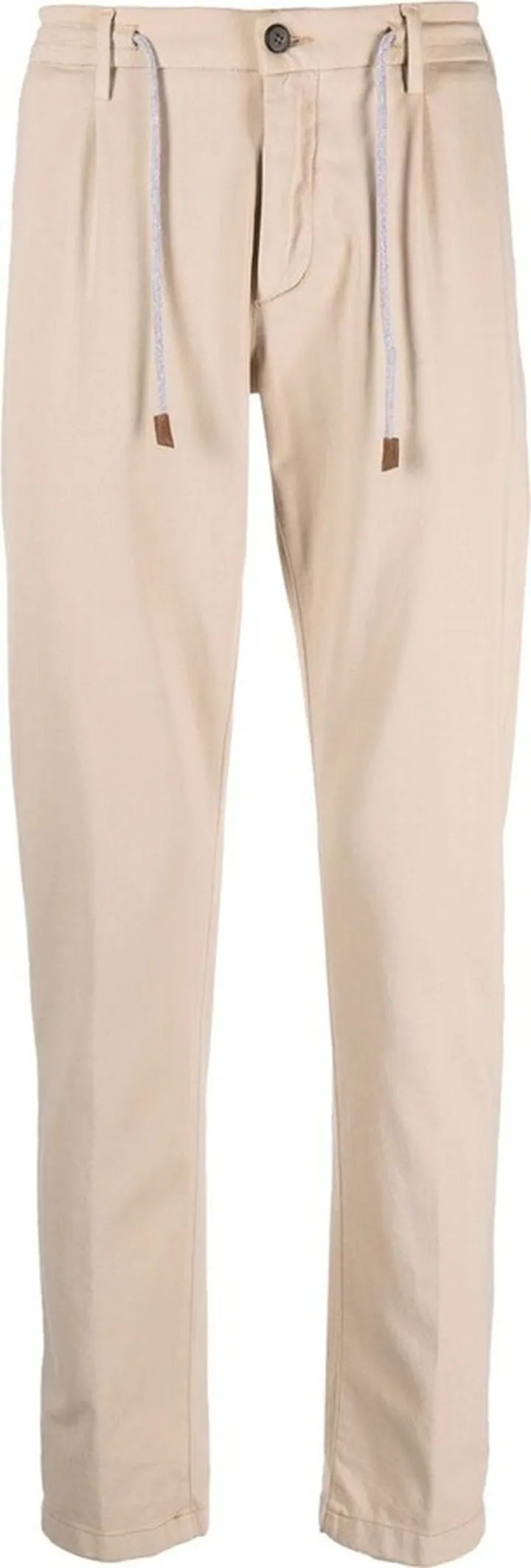 Mid-Rise Tapered Trousers