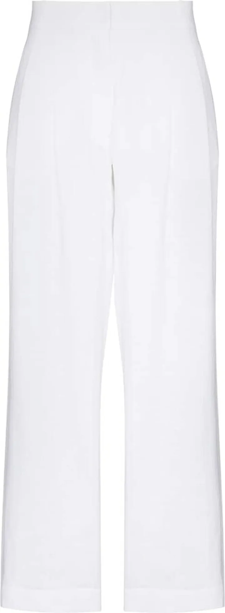 High-Waist Linen Trousers