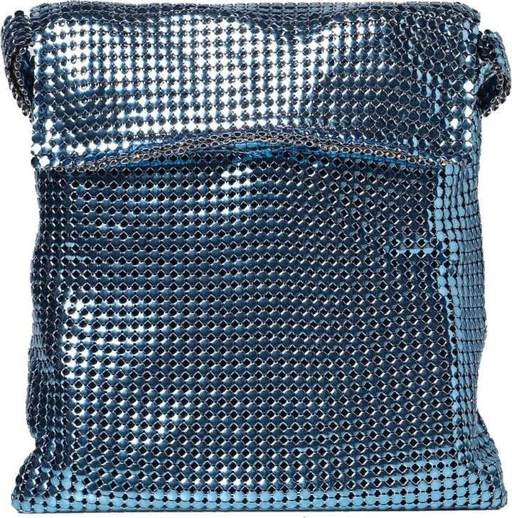 Paco Rabanne Metallic-Effect Chain Link Shoulder Bag