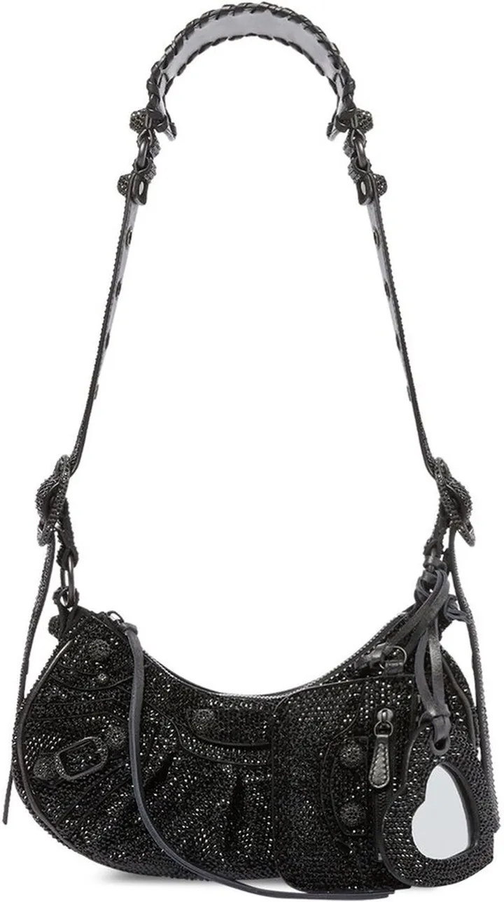 Le Cagole Xs Shoulder Bag With Rhinestones