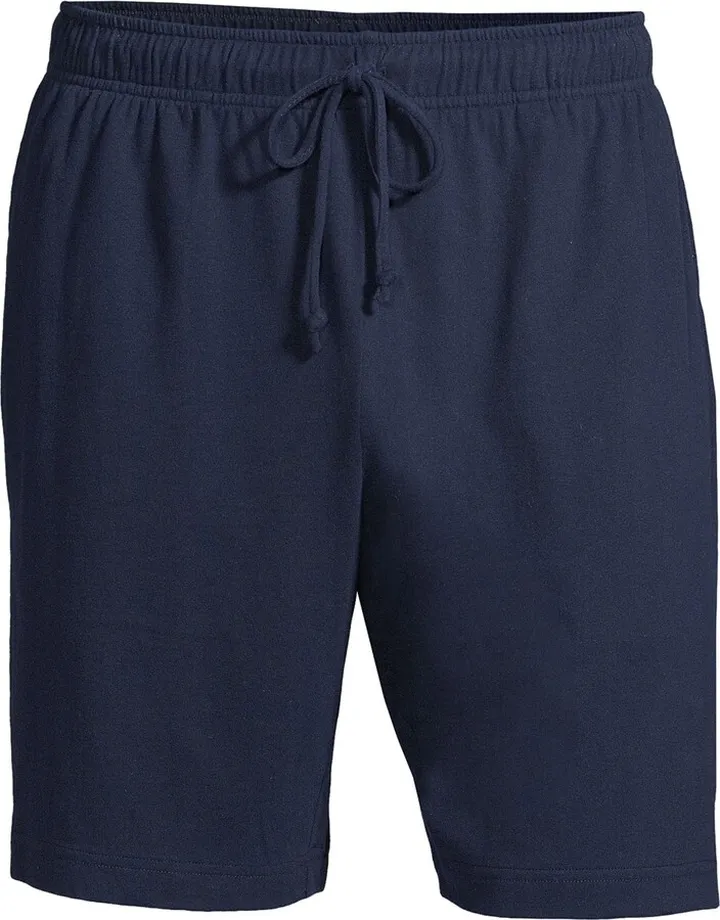 Lands' End Men's Knit Jersey Pajama Shorts