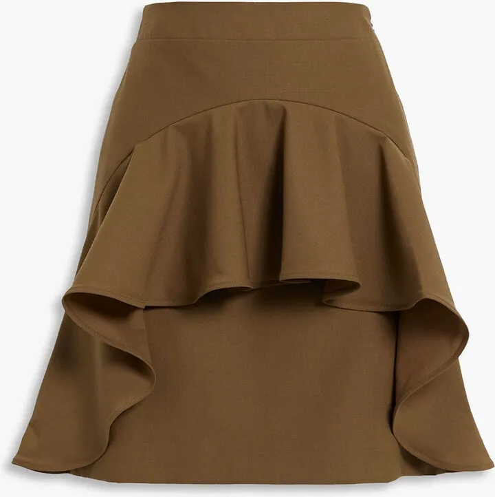 Joy ruffled woven mini skirt