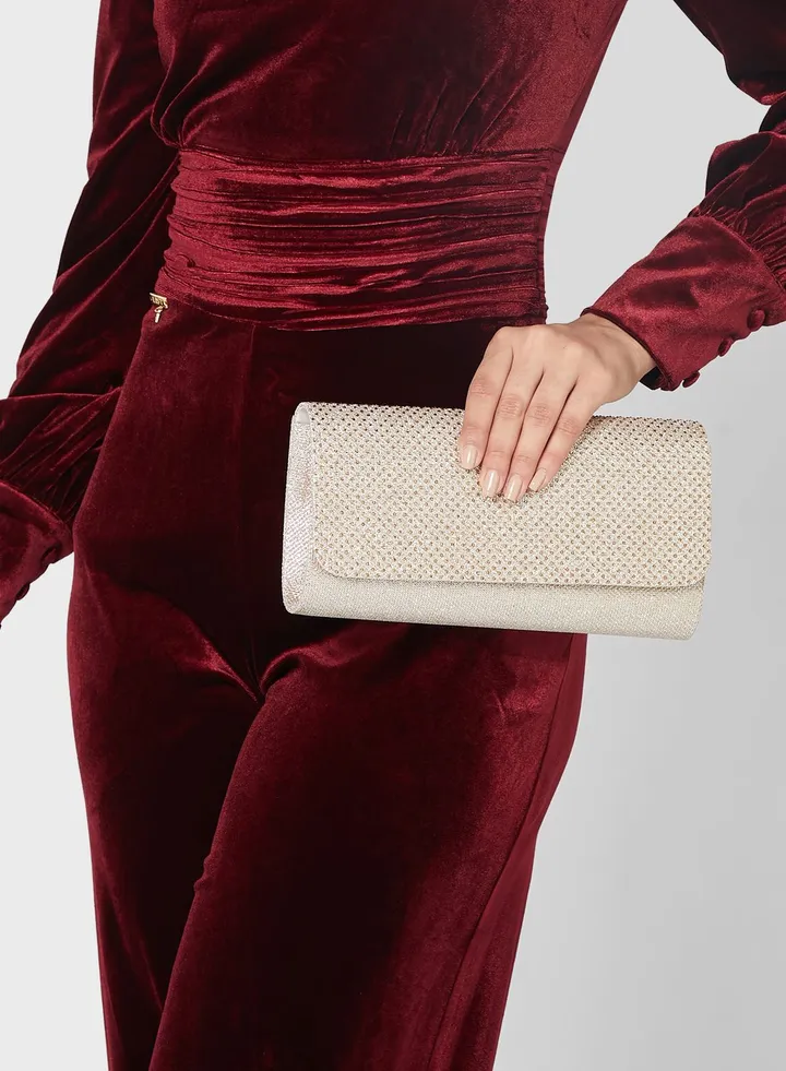 Diamante Sparkle Evening Clutch Bag