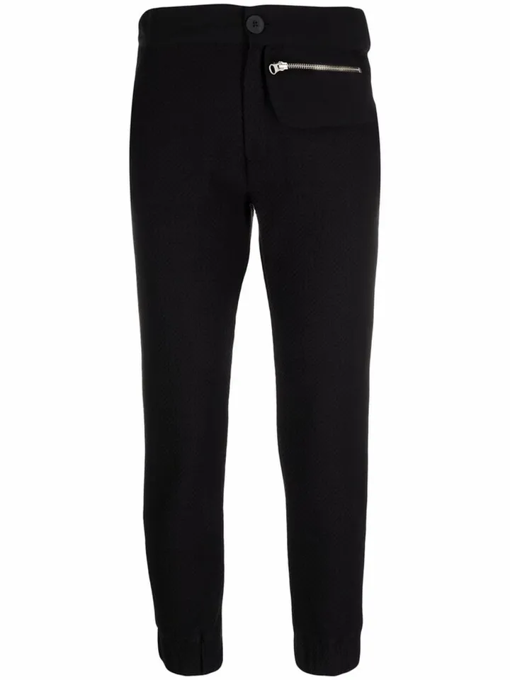 Cropped Slim-Fit Trousers