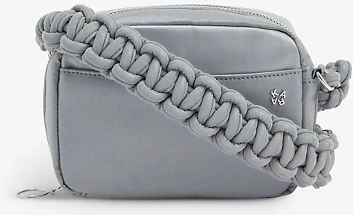 Reflective Reflective Cobra Faux-leather Cross-body Camera bag