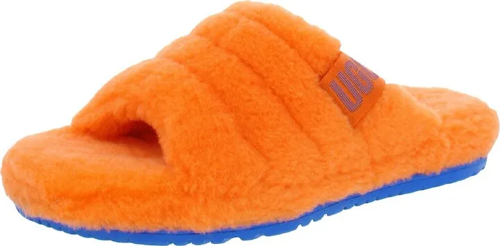 Fluff You Mens Fur Slip On Slide Slippers