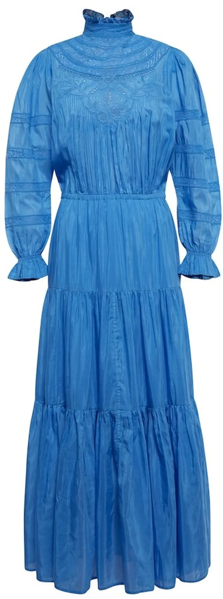 Gracie cotton and silk maxi dress