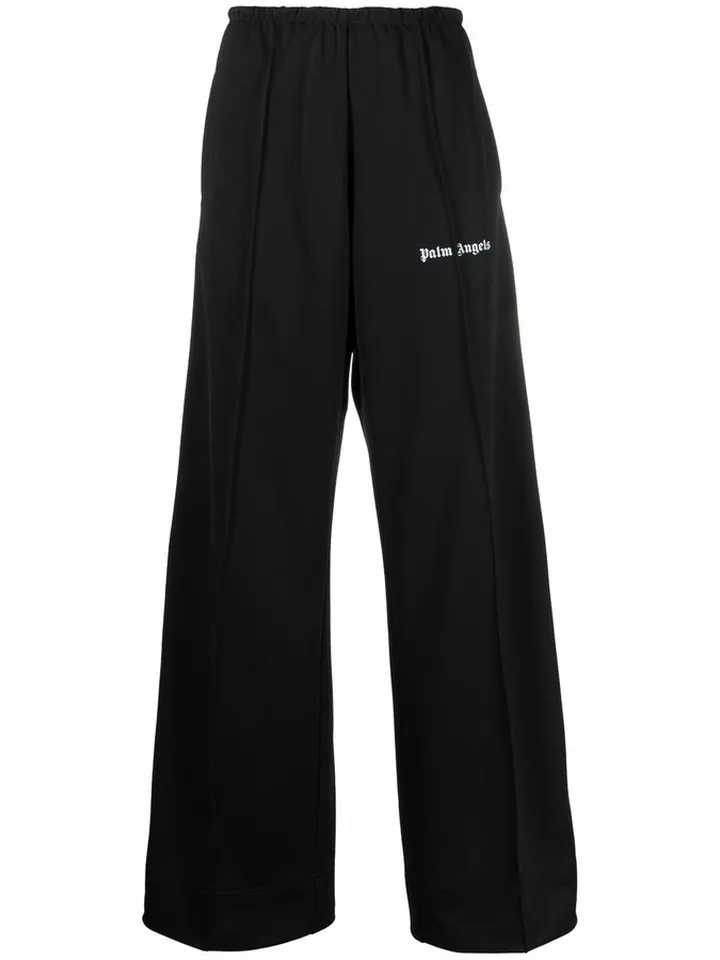 Logo-Print Side-Stripe Track Pants