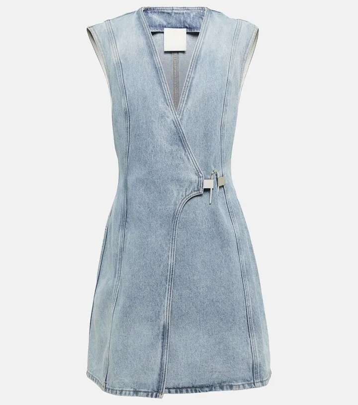 U-Lock denim minidress