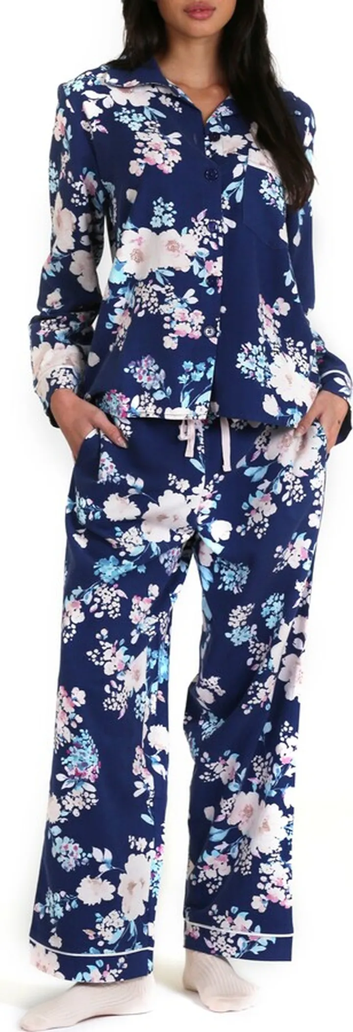 Alice Floral Cotton Blend Pajamas