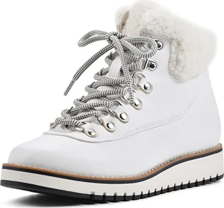 WHITE MOUNTAIN Shoes Cozy Women's Lace-up Hiker Bootie