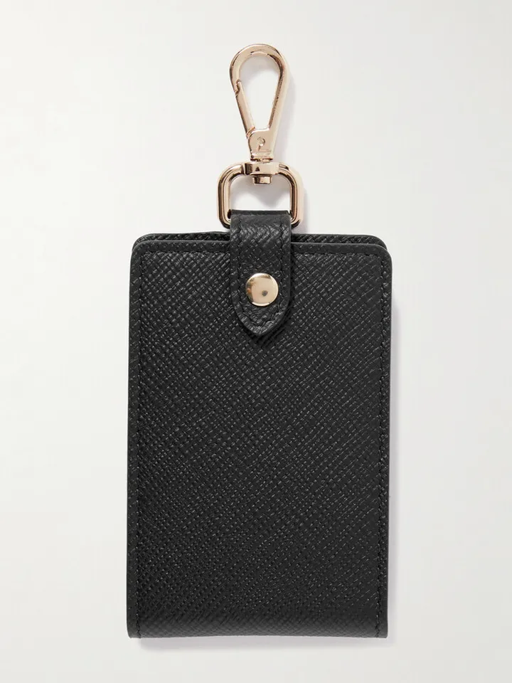 Panama Cross-Grain Leather Golf Tee Holder
