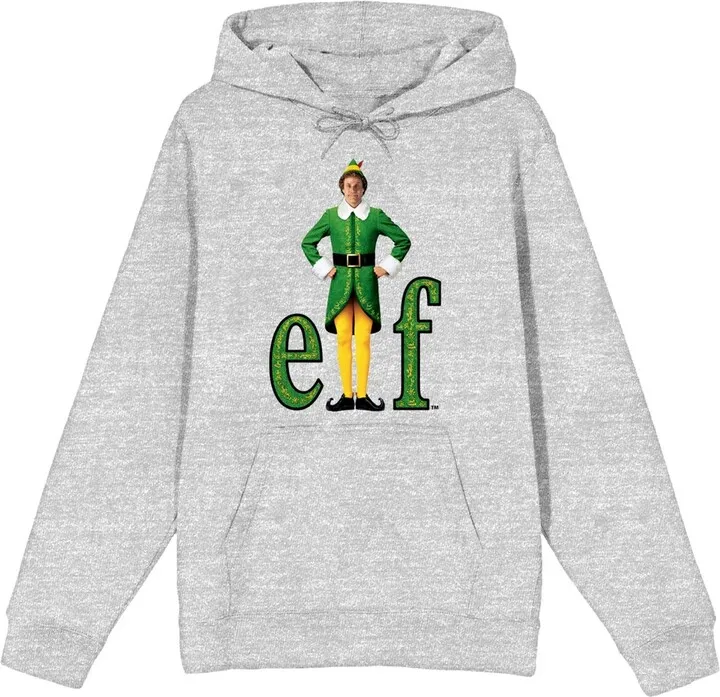 William "Buddy" Hobbs Elf Movie Men’s Athletic Heather Hoodie-XXL