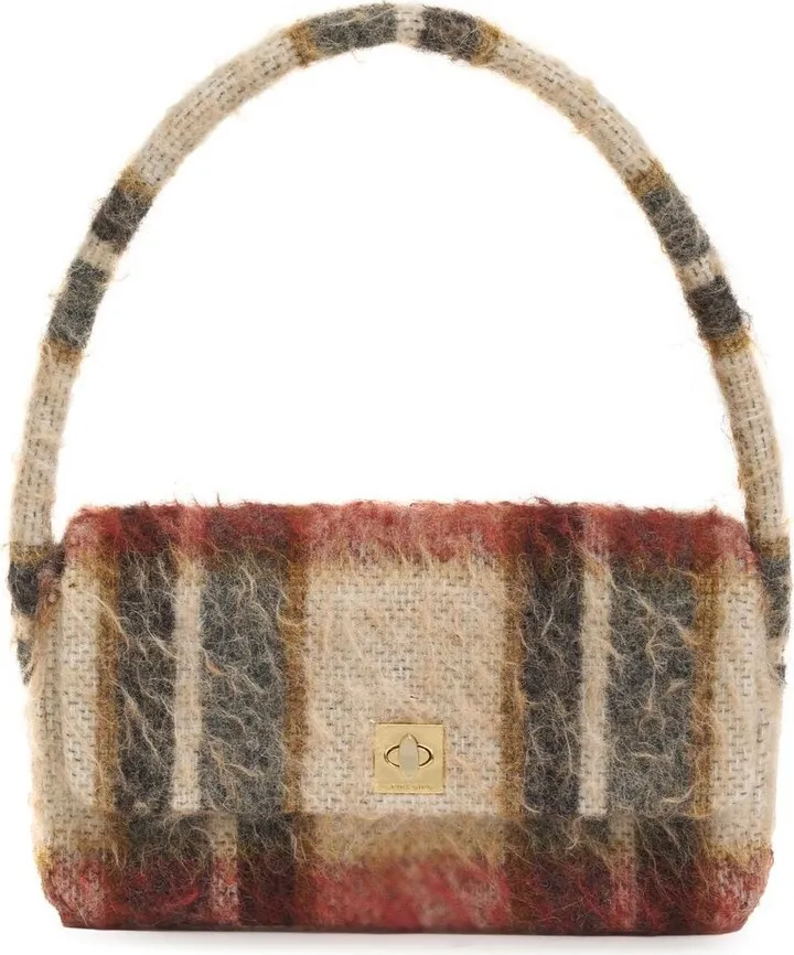 Nico plaid-check print shoulder bag