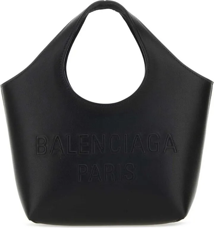 Balenciaga Logo Debossed Loop Handle Tote Bag