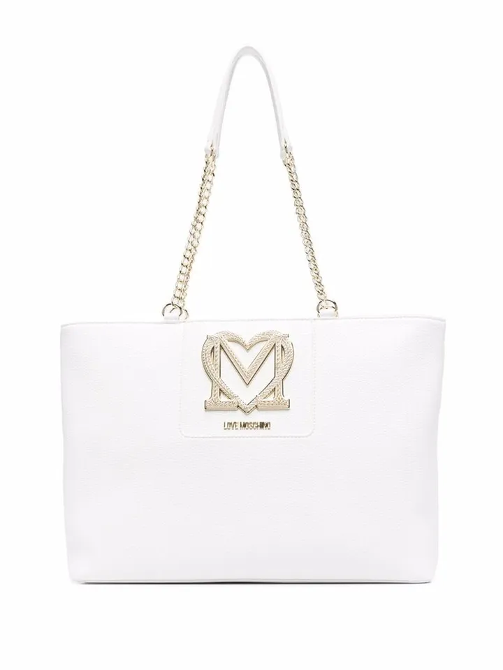 Logo-Plaque Tote Bag