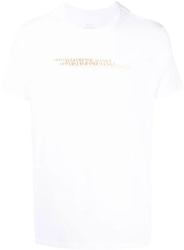 logo-print detail T-shirt