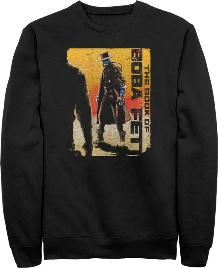 Men's Star Wars: The Book of Boba Fett Cad Bane Outlaw Gun Slinger Sweatshirt - Black - X Large