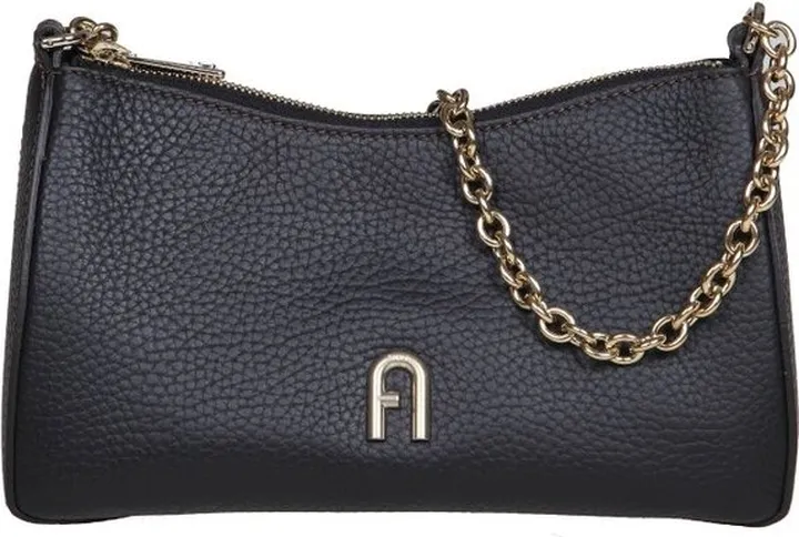 Furla Logo Plaque Zipped Tote Bag