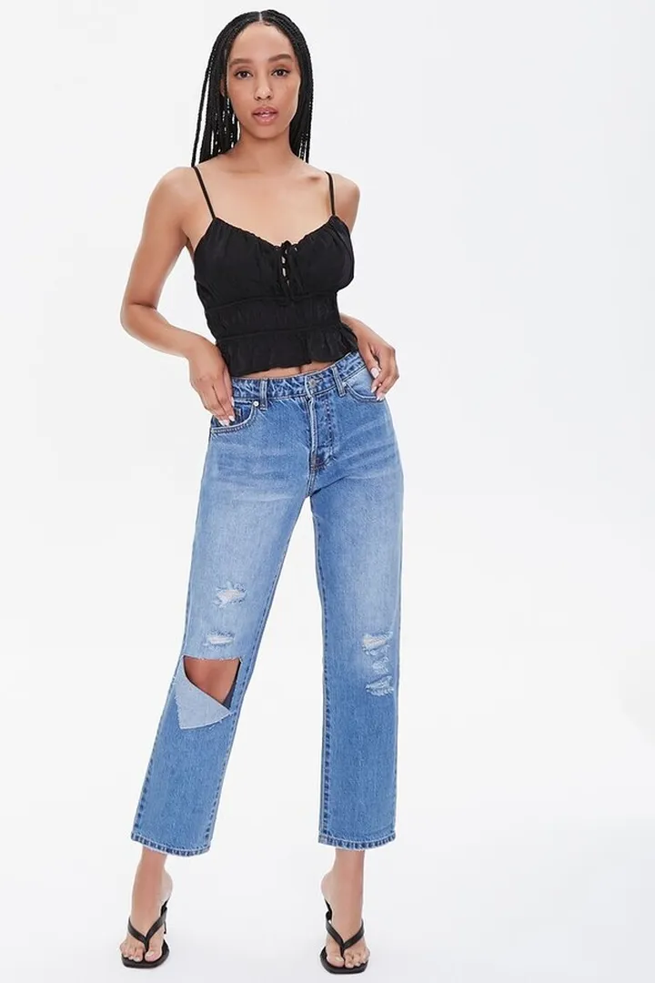 Premium Distressed Baggy Jeans