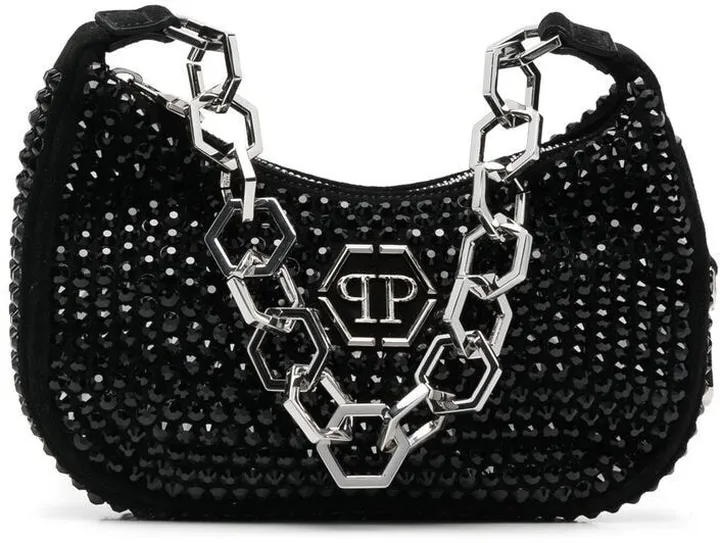 Crystal-Embellished Tote Bag