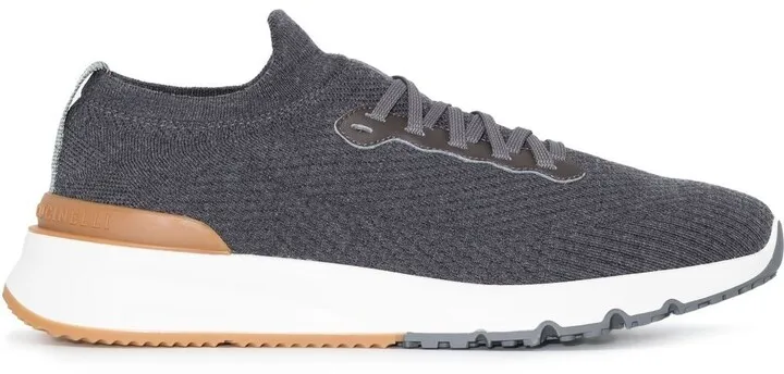 Knitted Low-Top Sneakers