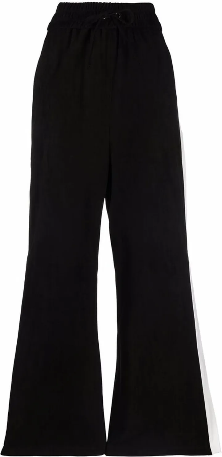 Side-Stripe Suede Track Pants