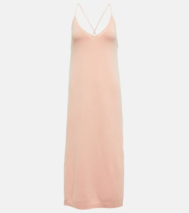 Cashmere midi dress