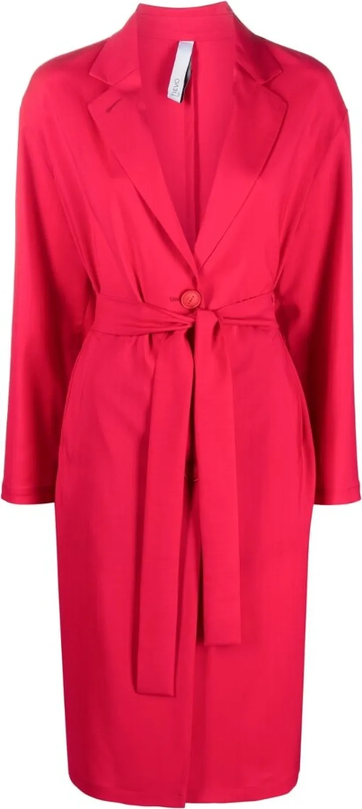 Midi Cotton-Wool Trench Coat