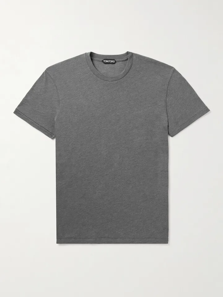 Slim-Fit Cotton-Blend Jersey T-Shirt