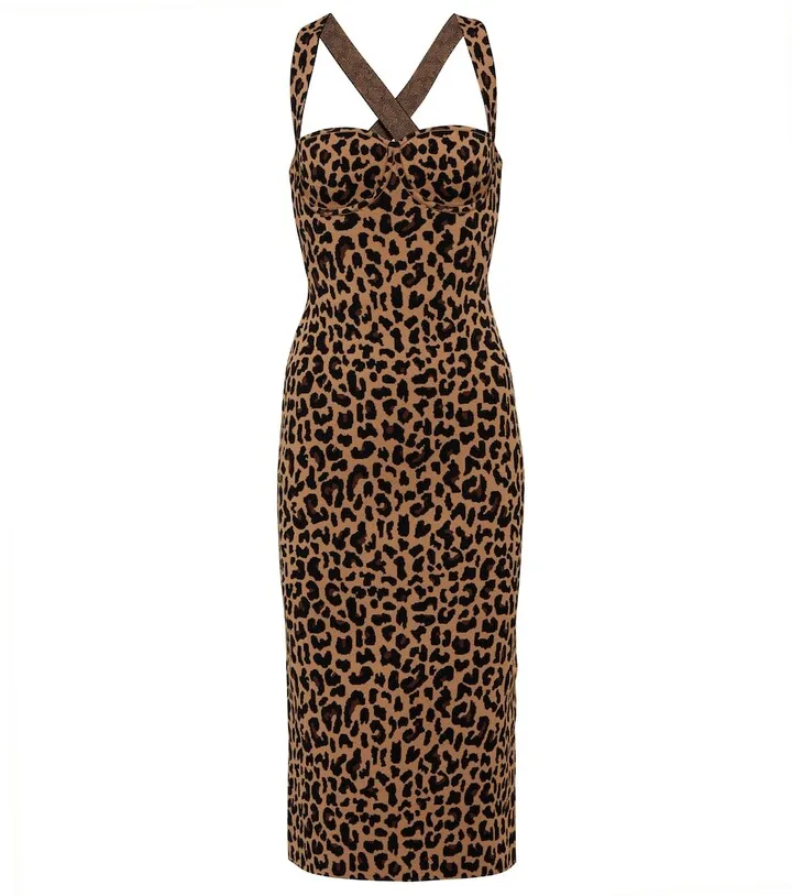 Diana jacquard velvet midi dress