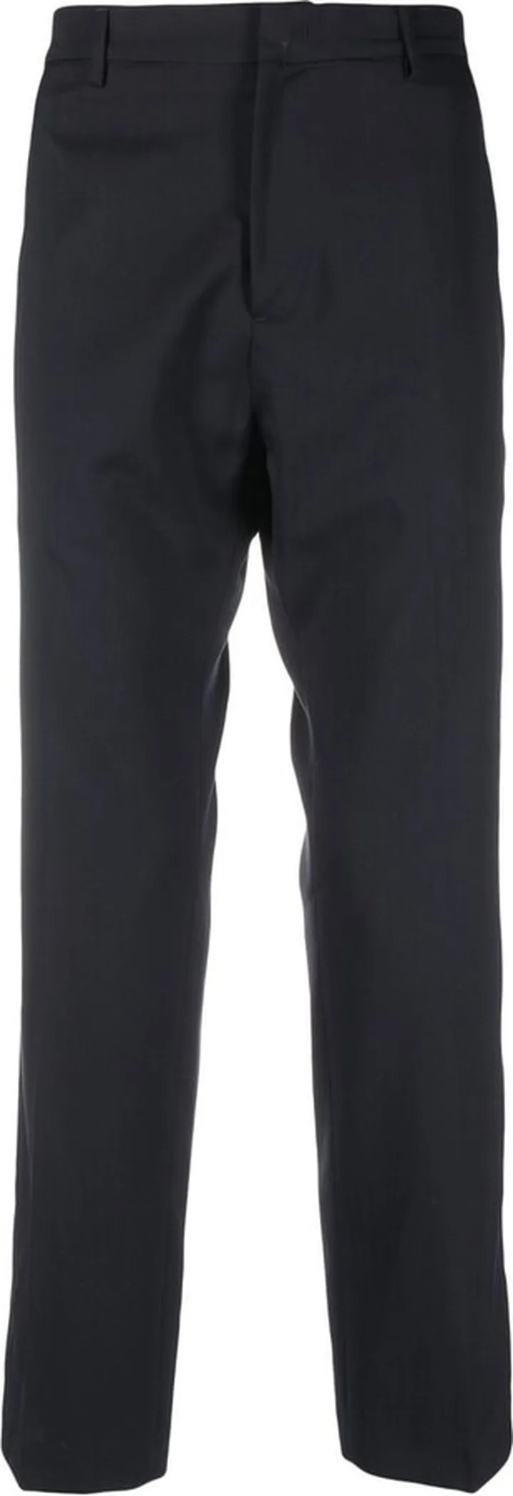 Straight-Leg Cropped Trousers