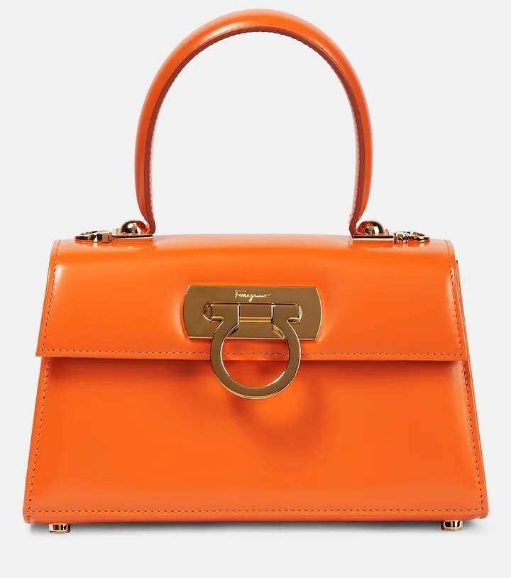 Gancini Small leather tote bag
