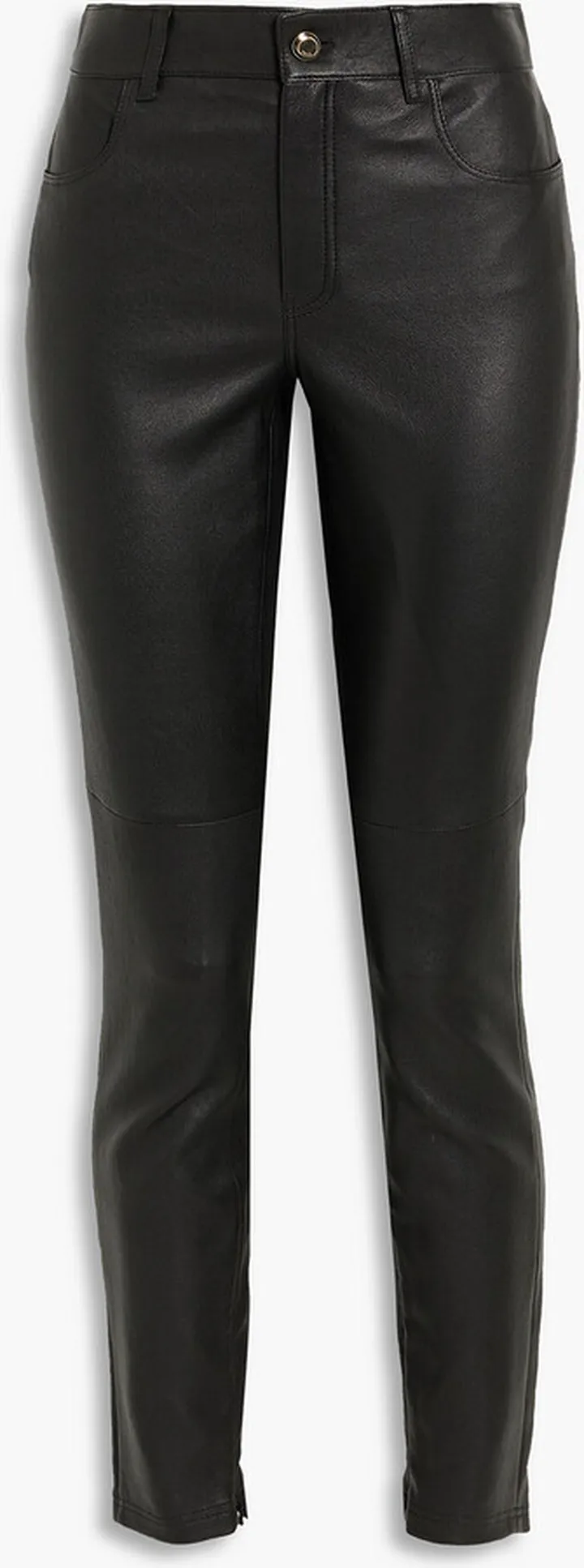 Leather skinny pants