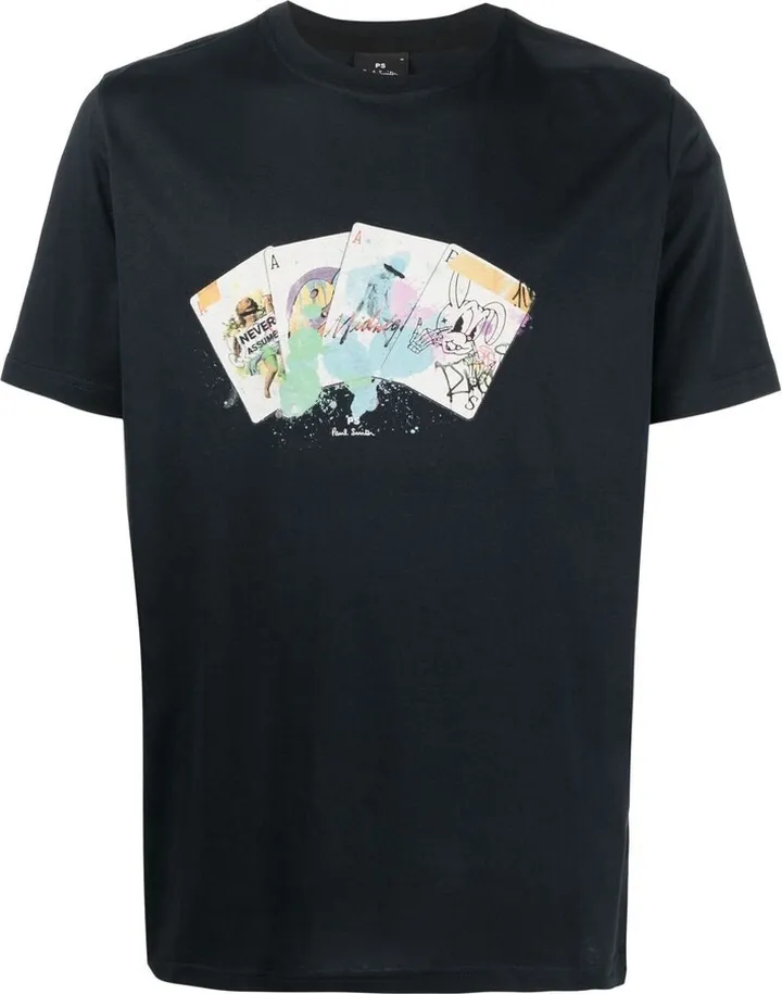 graphic-print short-sleeved T-shirt