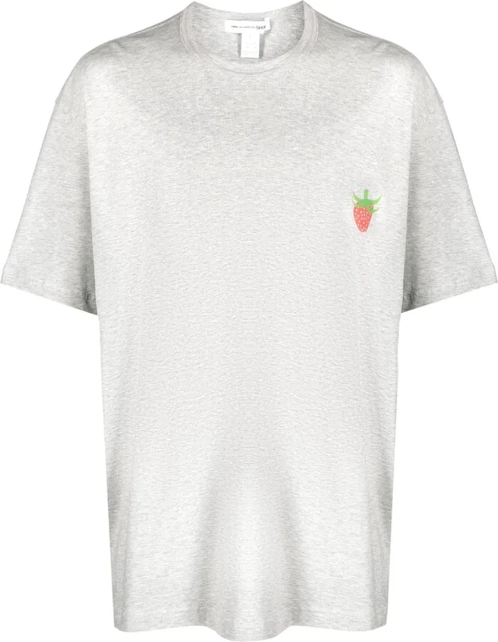 COMME DES GARÇONS SHIRT- Cotton Printed T-shirt