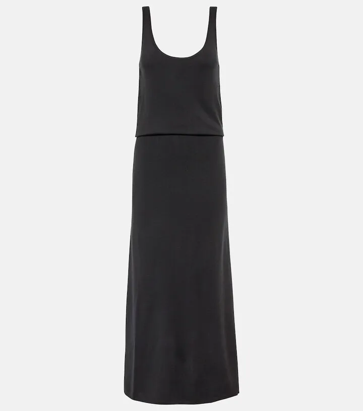 Wool midi dress