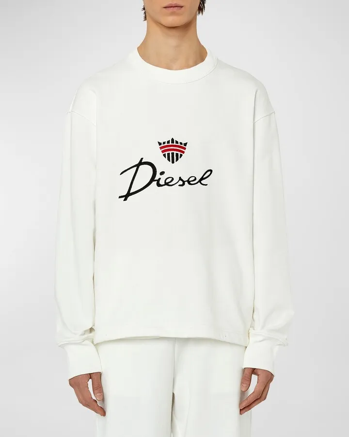Men's S-Macsless Crown Logo Sweatshirt
