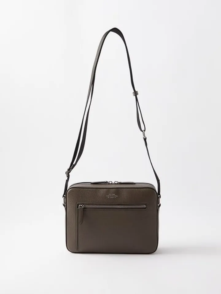 Ludlow Grained-leather Cross-body Bag