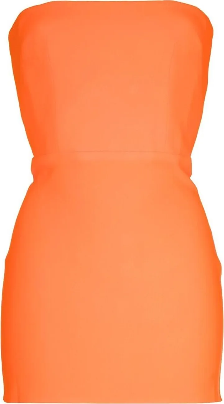 Lux strapless mini dress