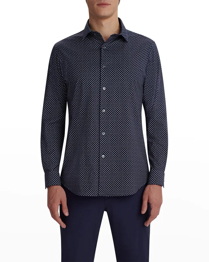 Men's James Ooohcotton Sport Shirt - Geometric