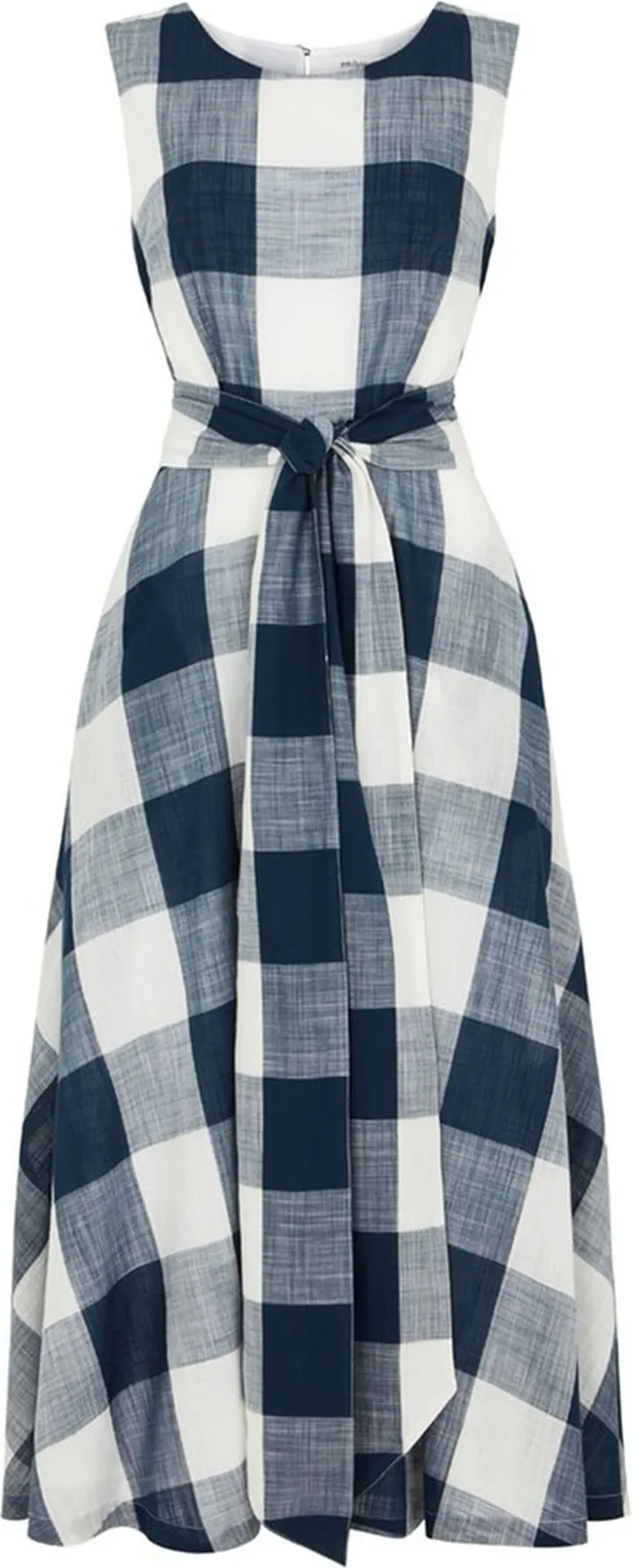 Emily and Fin - Roberta Indigo Plaid Dress
