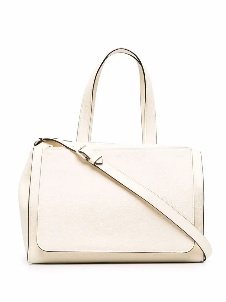 Passepartout medium leather tote bag