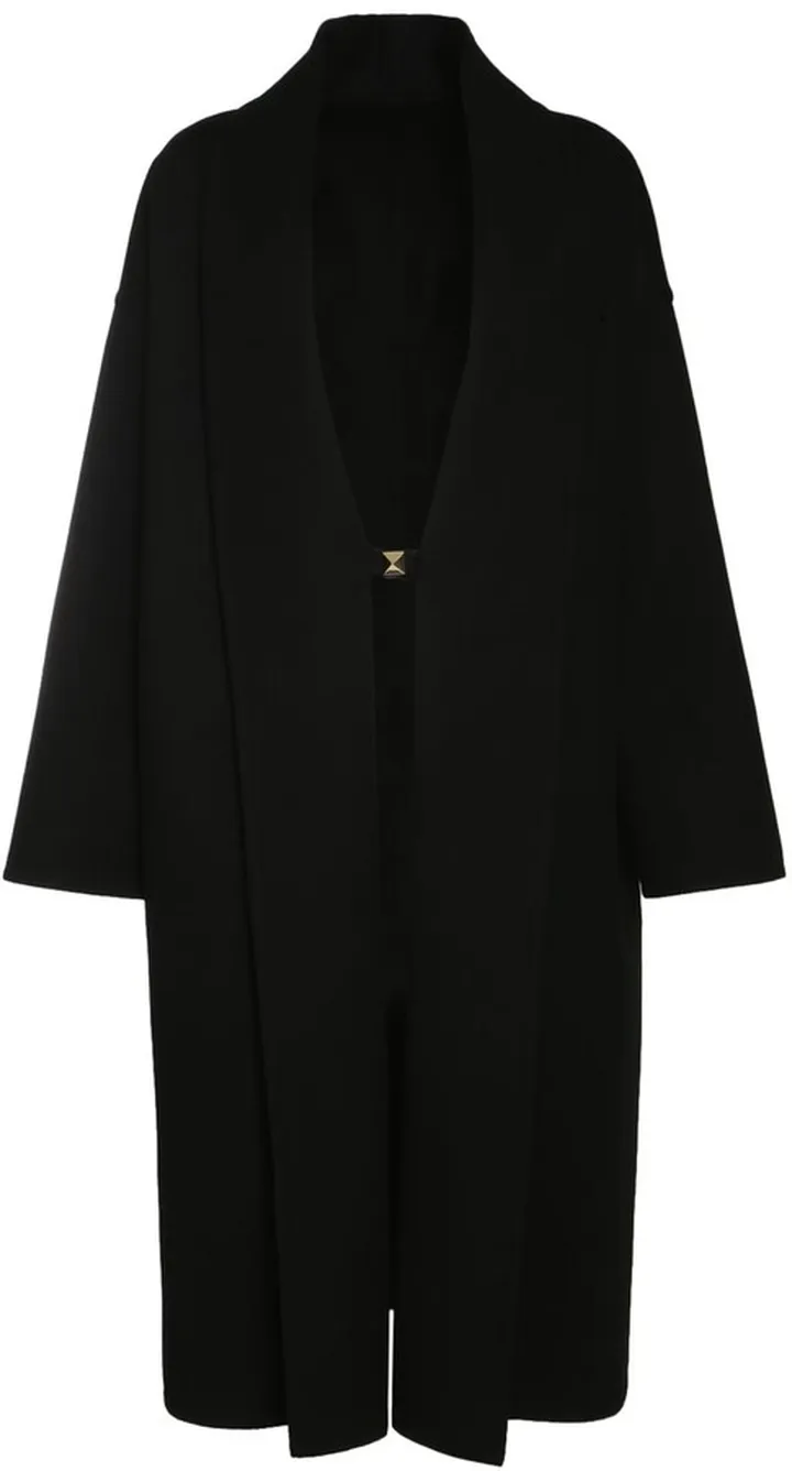 Compact wool & cashmere coat