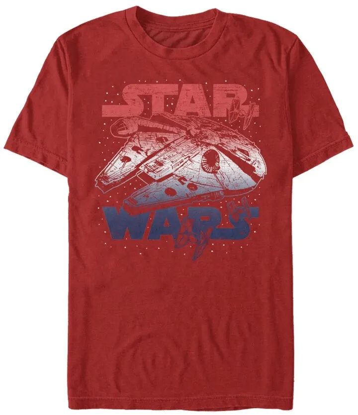 Fifth Sun Men's Star Spangled Falcon Short Sleeve Crew T-shirt